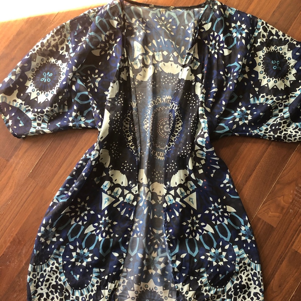 Sheer cardigan